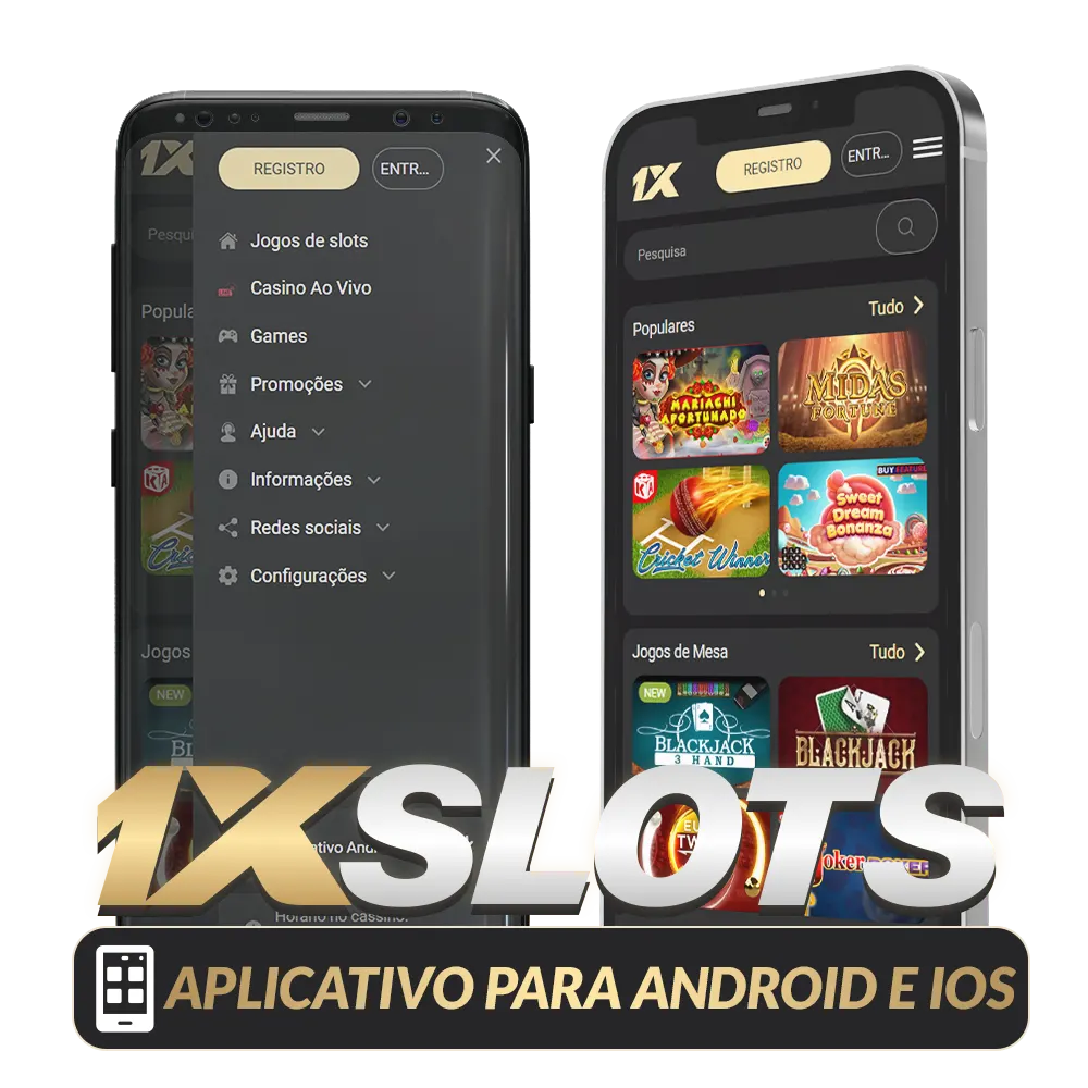 Aproveite a oportunidade para baixar o 1xSlots app mobi e usá-lo tanto no iOS quanto no Android.