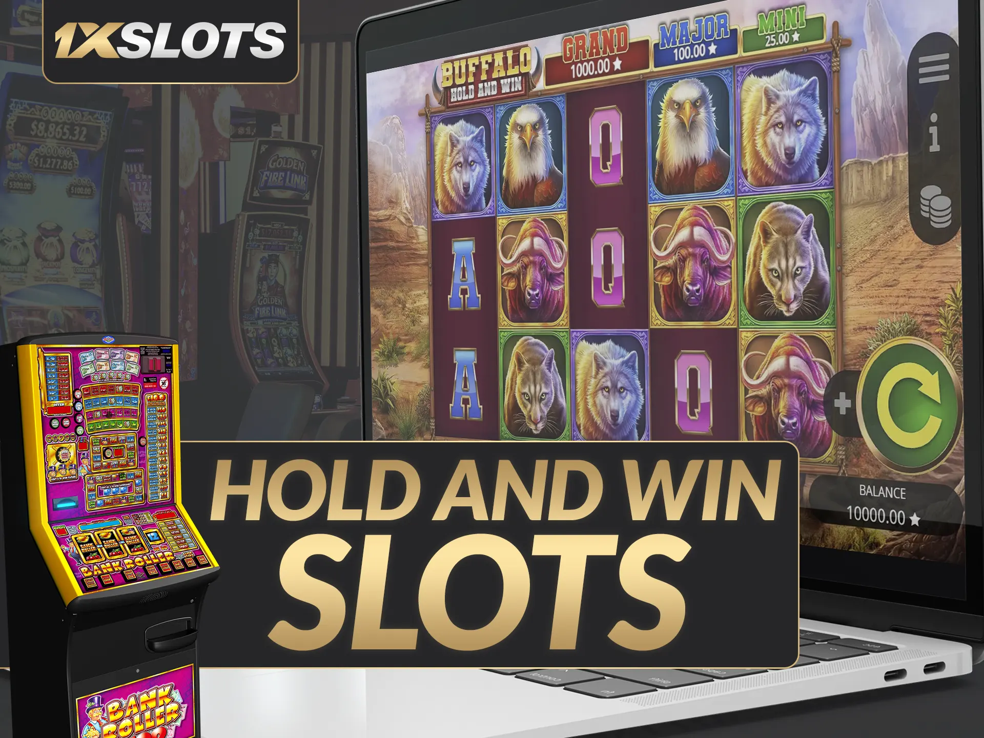 1xSlots oferece slots Hold and Win para uma experiência emocionante.