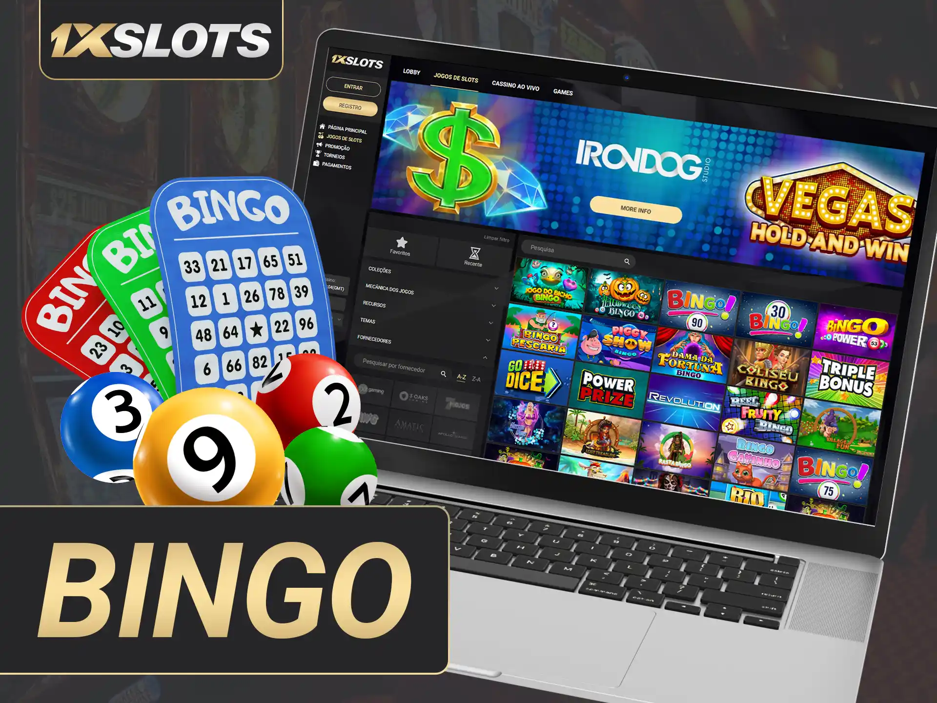 O emocionante jogo de bingo é apresentado no cassino 1xSlots.