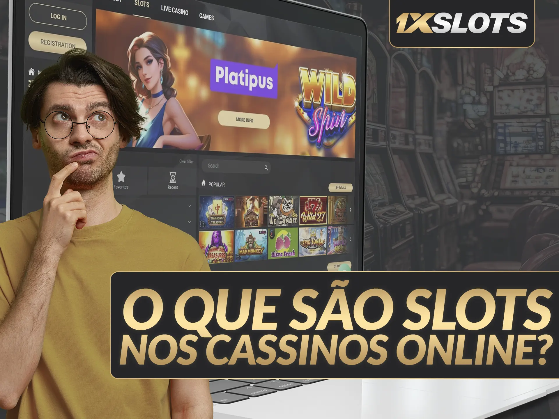 1xSlots oferece jogos de slots online, semelhantes às máquinas de casino.