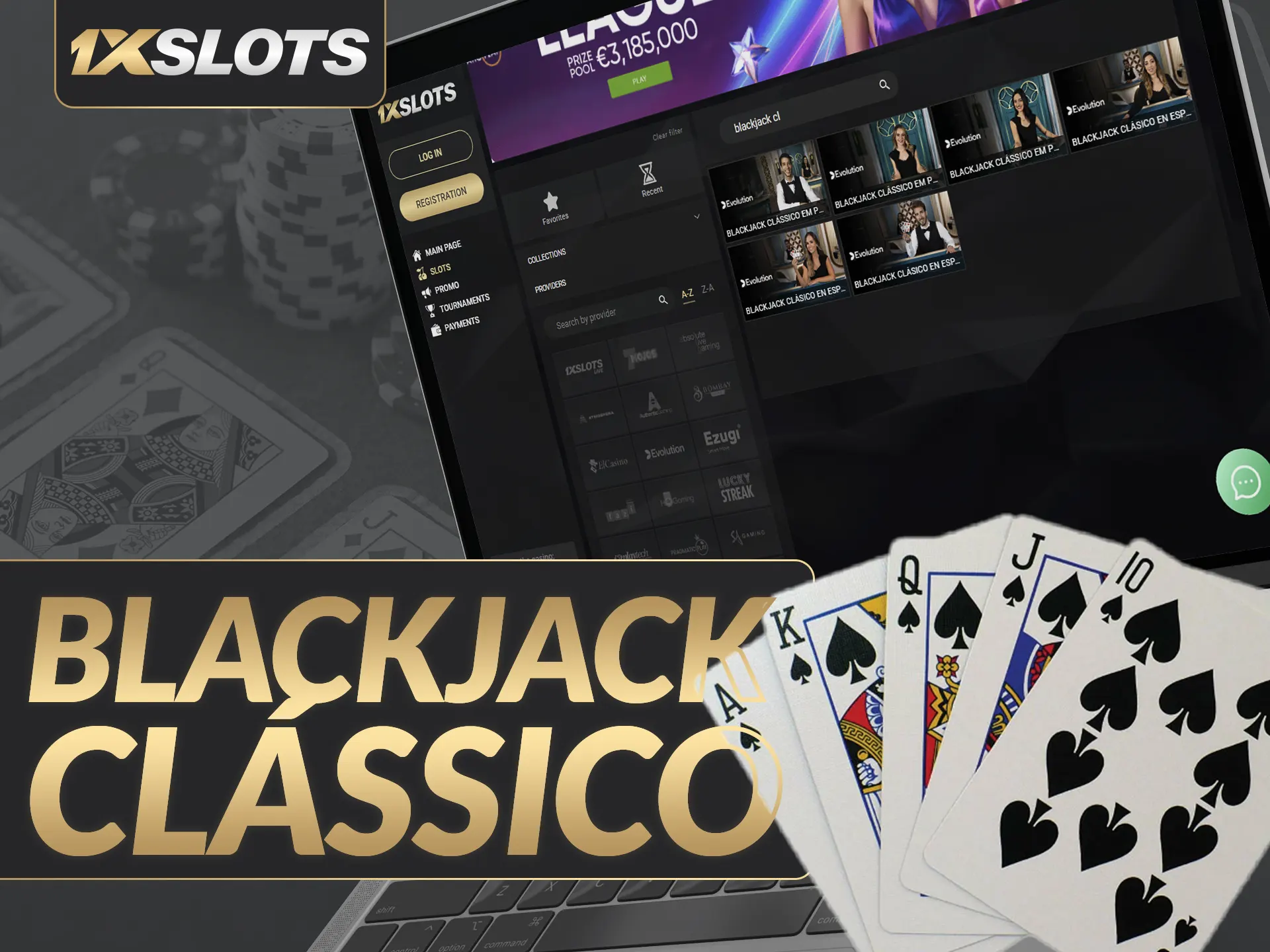 Jogue Blackjack Clássico na 1xSlots.