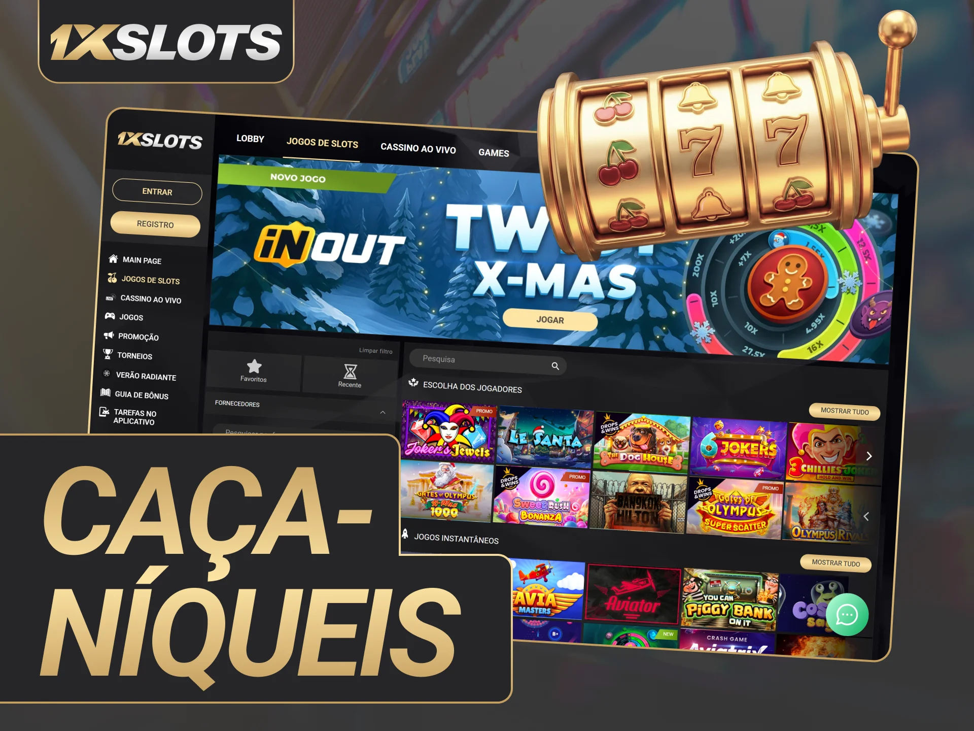 Na 1xSlots, você encontrará uma grande variedade de caça-níqueis de qualquer tema.