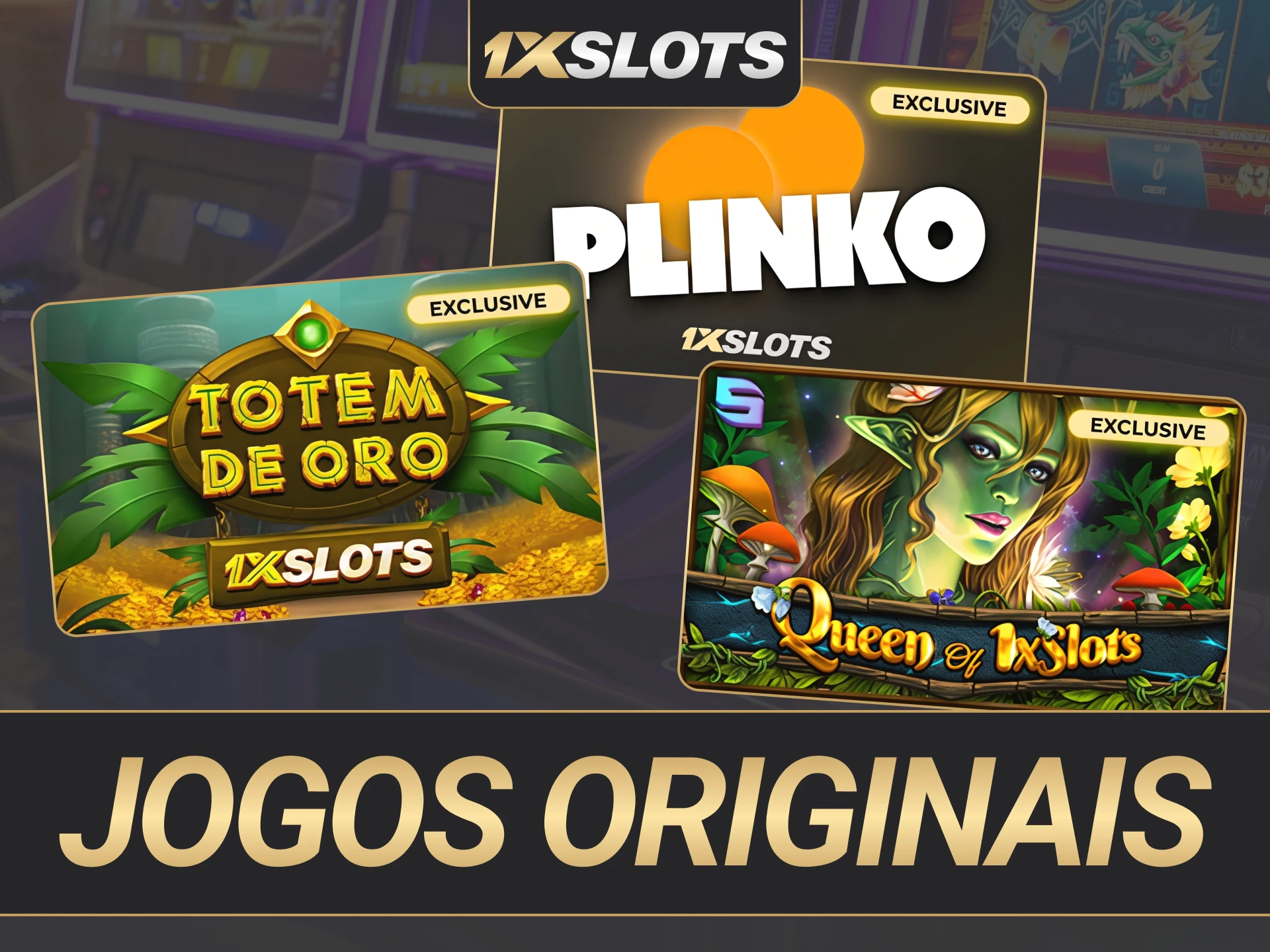 Experimente os novos jogos originais da 1xSlots.