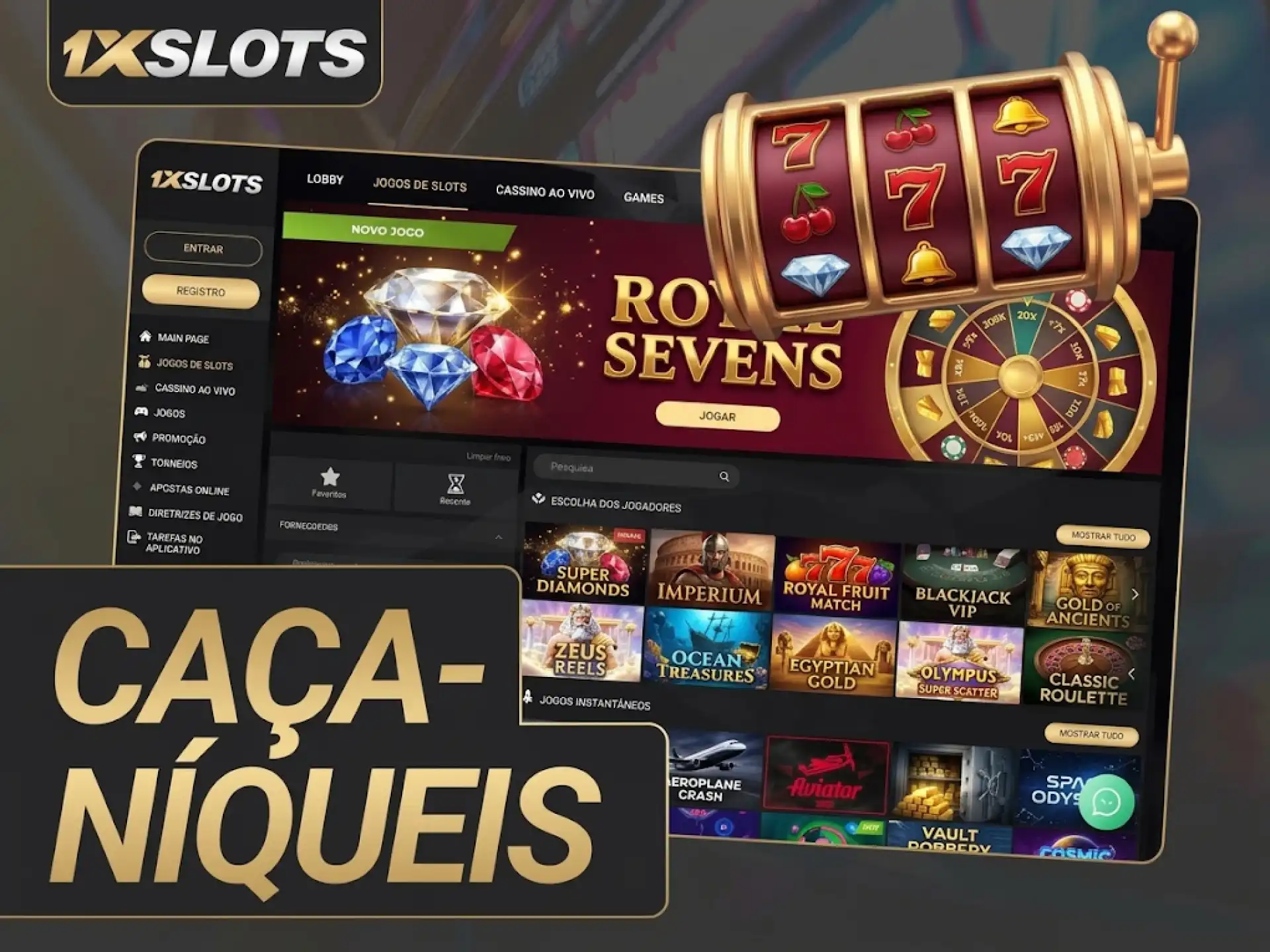 Na 1xSlots, você encontrará uma grande variedade de caça-níqueis de qualquer tema.